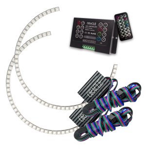 Ford Lightning Headlight Halo Kit - ORACLE Lighting - ColorSHIFT with 2.0 Controller - `99-`04